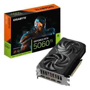 Placa Gráfica Gigabyte GeForce RTX 5060 Ti WINDFORCE MAX OC 16GB GDDR7 Reflex 2 RTX AI DLSS4