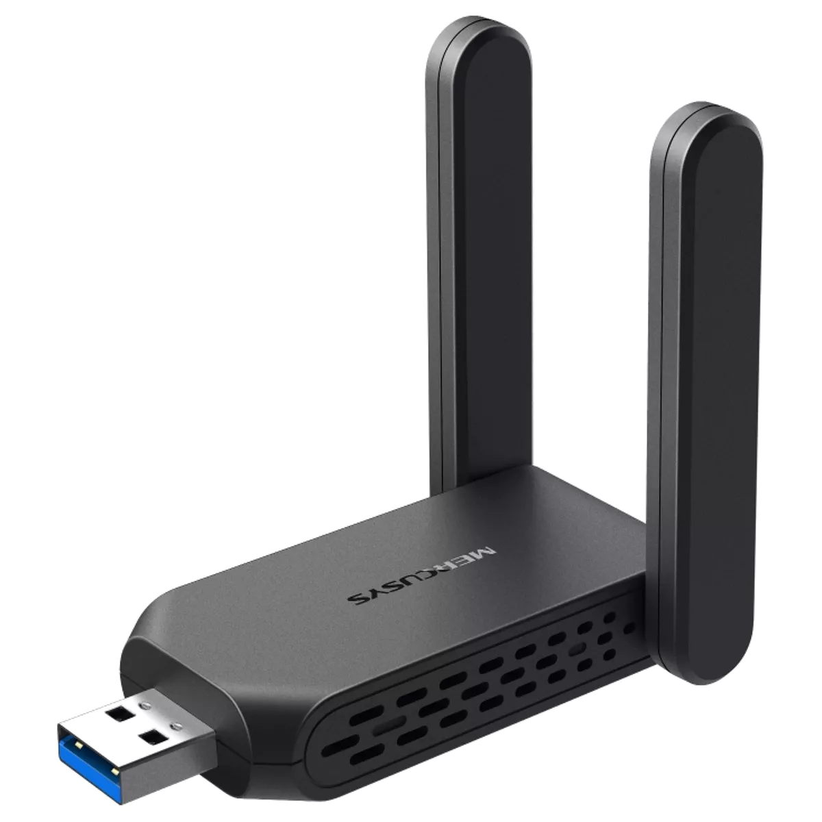 Adaptador de Rede USB Wireless Dual Band Mercusys MA32H AC1300 High-Gain