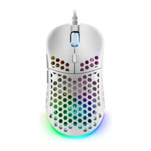 Rato Óptico Mars Gaming MM55 RGB 12800DPI Branco